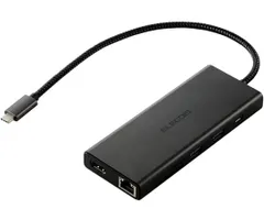 エレコム Type-Cドッキングステーション USB PD対応 ブラック DST-100BPBK