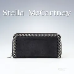 【 美品 】STELLA McCARTNEY ステラマッカートニー ファラベラ 長財布 ブラック 黒 ラウンドジップ 男女兼用
