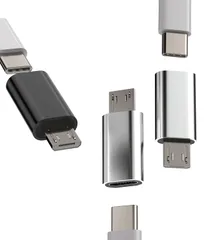 USB CメスにMicro USBオスアダプター(3個セット)タイプC to マイクロUSB充電変換アダプタAndroidスマホコネクタThunderbolt 4ケーブルあだぷたーアンドロイドフォン対応Sony Xperia X Z5 Premium ...