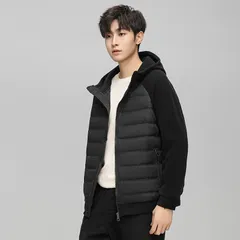 送料無料 ゴルフジャケット メンズ ゴルフウェア レディース 男女兼用 パーカー 切り替え ダウンジャケット エアロゲル 暖か 防風 保温 防寒 軽量 アウター ブルゾン ストレッチ ジップアップ 秋冬 おしゃれ