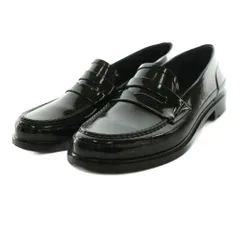 ハンター HUNTER ローファー モカシン UK7 黒 ブラック /SS ■OS