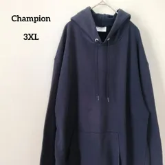 Champion　チャンピオン　スウェット　パーカー　フーディー　メンズ　ネイビー　3XL