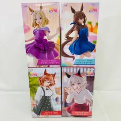 まとめ ウマ娘 プリティーダービー フィギュア 4体 セット Trio-Try-iT / ナリタトップロード アドマイヤベガ カレンチャン アストンマーチャン Umamusume