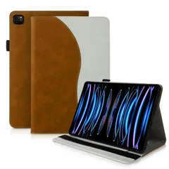 iffeenny ipad pro 12.9 ケース第6/5/4/3世代に適用（2022 2021 2020 2018）ipadpro12.9 ケース 衝撃吸収 薄型 TPU素材製 傷つけ防止 全面保護 角度調整 スタンド機能 スマートカバー 手帳型 ...