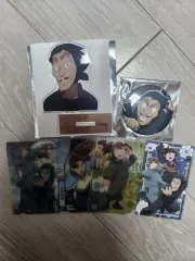 忍たま乱太郎 山田伝蔵 山田リキシ(RICKY) アートリール 缶バッジ 紙類 まとめ