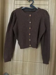 パフカーディガン