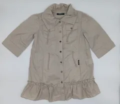 【新入荷!!】☆セット割対応☆ コムサイズム キッズ シャツワンピース 裾フリル 120Acm （2217）