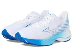 ミズノ レディース シューズ スニーカー Mizuno Wave Rider 28 WhiteMugen Blu ホワイト