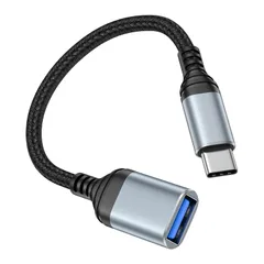 USB C 変換アダプタ OTGケーブル Type-C 21CM USB-C & USB-A 3.1 Gen1 変換ケーブル タイプC 60W急速充電/5Gbps高速転送/OTG機能対応/ナイロン編組 Windows PC/MacBook/iPad/ ...
