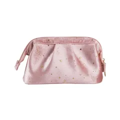 大人気　収納 持ち運び便利 化粧品 小物入れ おしゃれ かわいい 軽量 コスメケース コスメバッグ 旅行用 化粧品収納バッグ コスメポーチ 出張用 星柄 メイクポーチ (ピンク) 化粧ポーチ