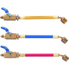 イエロージャケット　１／４　ＢＶ付ホース　オス（ＢＶ付）×メス　黄