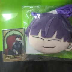 未開封) 怪獣8号 ホシナ(HOSHI) 日和 颯, 山田 二郎 ジロリ 顔ポーチ 怪8 怪 팔 チェア特典