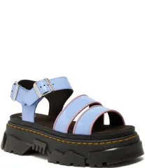ドクターマーチン レディース シューズ サンダル プラットフォーム Dr Martens Womens Mattison 2 Strapatent Platform Sandals Cornflower Blue ブルー