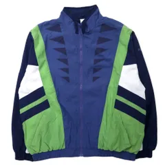PUMA 90年代 ナイロンジャケット ウィンドジャケット M ネイビー ポリエステル ビッグサイズ