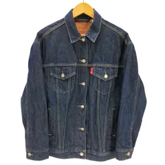 リーバイス Levis 40周年記念モデル 裏地ペイズリー バンダナ 3rd デニム トラッカー ジャケット 濃絹 メンズ import：XS 