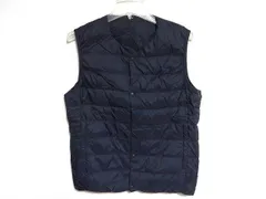 MB043：無印良品(MIJI)ライトダウンベスト/濃紺/MEN'S M