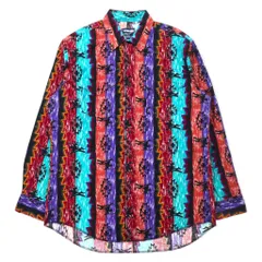 Wrangler USA製 80年代 ネイティブ柄 ウエスタンシャツ XL マルチカラー コットン