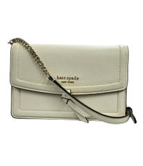 匿名配送】kate spade クロスボディバッグ アイボリー - メルカリ