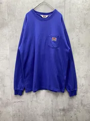 BEN DAVIS ベンデイビス ロゴ ポケット 半袖 Tシャツ sizeL/青  ■◇ メンズ