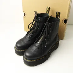 極美品 定価3.7万 ドクターマーチン Dr.Martens 22564001 SINCLAIR ジャングルブーツ UK4＼ブラック レザー 厚底 23.0cm【2400014822670】