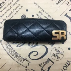 SR バレッタ ヘアアクセサリー 黒 キルティング FX331のサムネイル