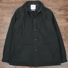 Le Sans Pareil　ルサンパレイユ　フレンチワークジャケット　モールスキン　ユーロワーク　ブラック　サイズ42（L）