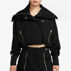 ナイキ NSW ブラック クロップド ジャケット S