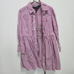 ポロラルフローレン ストライプ 女の子 ONE PIECE 4T