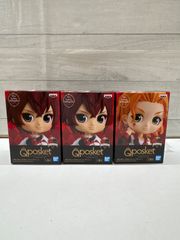[I2-92]◇디즈니 트위스티드 원더랜드 Qposket petit 하츠 라뷔르 리돌·로즈 하트&케이트·다이아몬드 3점 세트 미개봉