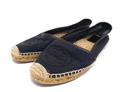 Tory Burch エスパドリーユ スリッポン ブラック トリーバーチ US7