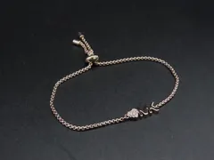 ■美品■ MICHAEL KORS マイケルコース ラインストーン ブレスレット アクセサリー レディース ピンクゴールド系 DL2147のサムネイル