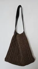 ニット ショルダーバッグ