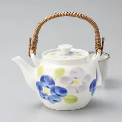 二色回り花Ｕ付６号土瓶