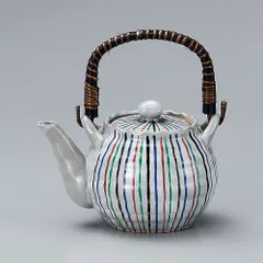 染錦十草土瓶６号