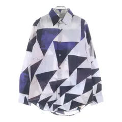 Paul Smith (ポールスミス) 13AW トライアングルデザイン 総柄 長袖シャツ ホワイトのサムネイル