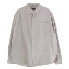 Eddie Bauer エディー・バウアー E992465 コーデュロイ 長袖 BDシャツ ボタンダウン シャツ グレー系 XL【中古】