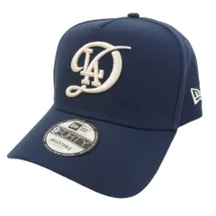 NEW ERA ニューエラ 9FORTY Los Angeles Dodgers ナインフォーティー ロサンゼルスドジャース キャップ 帽子 ネイビー系【中古】