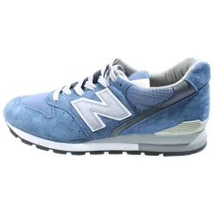 New Balance (ニューバランス) M996JFB スウェードレザー メッシュ ローカットスニーカー ブルー US8.5/26.5cm