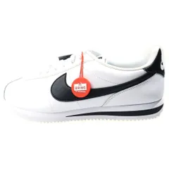 NIKE (ナイキ) CORTEZ コルテッツ ローカット スニーカー ホワイト/ブラック US9.5/27.5cm DM4044-105
