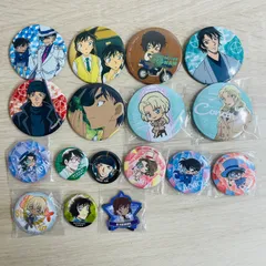 名探偵コナン 缶バッジ まとめ売り 17点セット