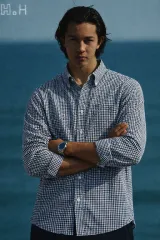 90's POLO RALPH LAUREN CHAPS by ralph lauren クレスト ロゴ ギンガムシャツ XL