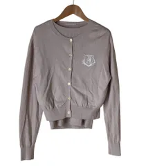 美品 24SS Apuweiser-riche アプワイザーリッシェ アンサンブル ニットカーディガン トップス 2 ピンク レディース 古着 中古 USED