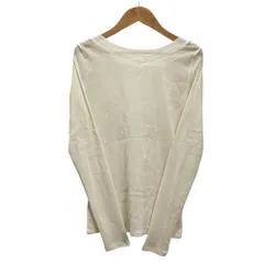 良品 25SS anuans アニュアンス バックオープンシアーカットトップス 1525112054 サイズF アイボリー レディース 古着 中古 USED