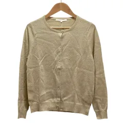 未使用 ANAYI  アナイ ラメ ニットカーディガン 38 シャンパンゴールド  レディース 古着 中古 USED