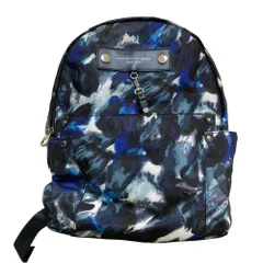 美品 MARC BY MARC JACOBS マークバイマークジェイコブス プレッピー ナイロンバックパック リュック デイパック ブルー レディース 古着 中古 USED