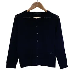 未使用 ANAYI アナイ ニットカーディガン サイズ36 ネイビー レディース 古着 中古 USED