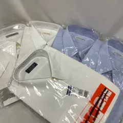 メンズワイシャツ　5枚まとめて　ホワイト・ブルー　長袖・半袖　サイズいろいろ　T332