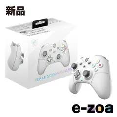 MSI  エムエスアイ ゲーミングコントローラー FORCE GC300 WIRELESS WHITE  無線・Bluetooth・有線接続 FORCE GC300 W WHITE (2648078)