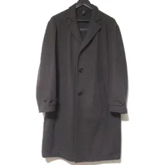 美品 Ermenegildo Zegna エルメネジルドゼニア カシミヤシルク オーバーコート チェスターコート 50Rサイズ ブラウン メンズ 古着 中古 USED