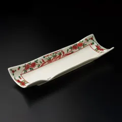 万歴岩菊筒型長皿（有田焼）